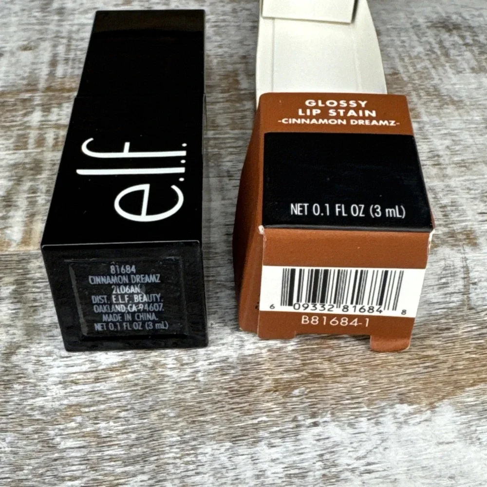 e.l.f. Glossy Lip Stain Cinnamon Dreamz Long‎ Lasting | MSRP = $8